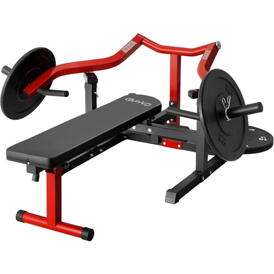 GMWD Chest Press Machine, 1050LBS Bench Press Machine with Independent Converging Arms, Adjustable Flat Incline Bench