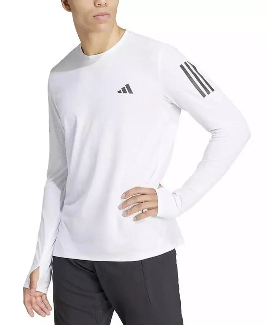 adidas | Men's Own The Run Moisture-Wicking Long-Sleeve T-Shirt