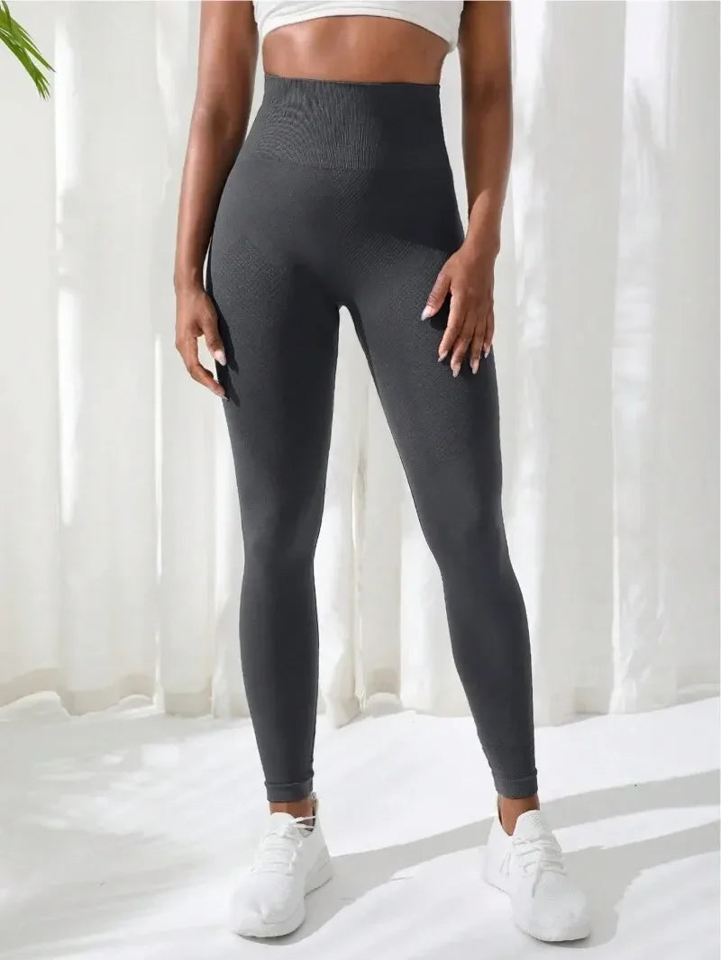 Women Yoga Pants Seamless Stretchy High Waist