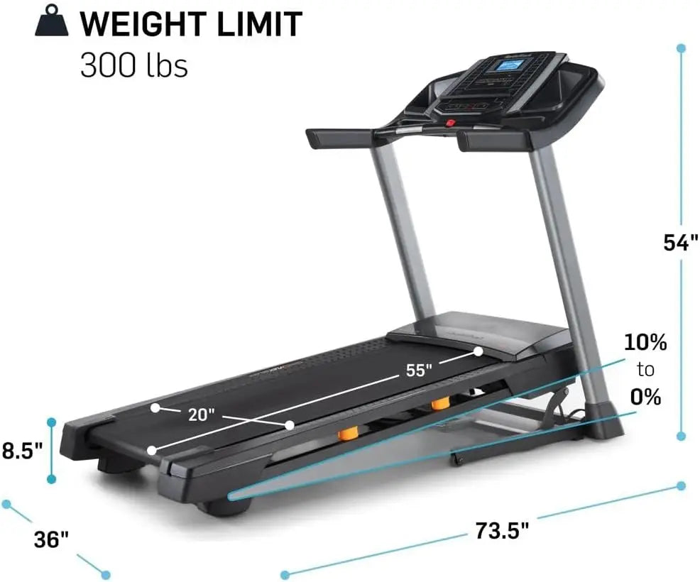 NordicTrack T Series: Perfect Treadmills Walking / Running Bluetooth