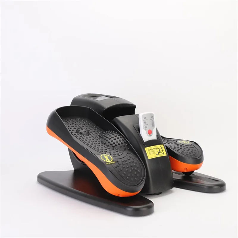 Under Desk Elliptical Machine Home Ellipse Leg Exerciser with 12 Adjustable Speed Quiet & Portable Seated Pedal Exerciser