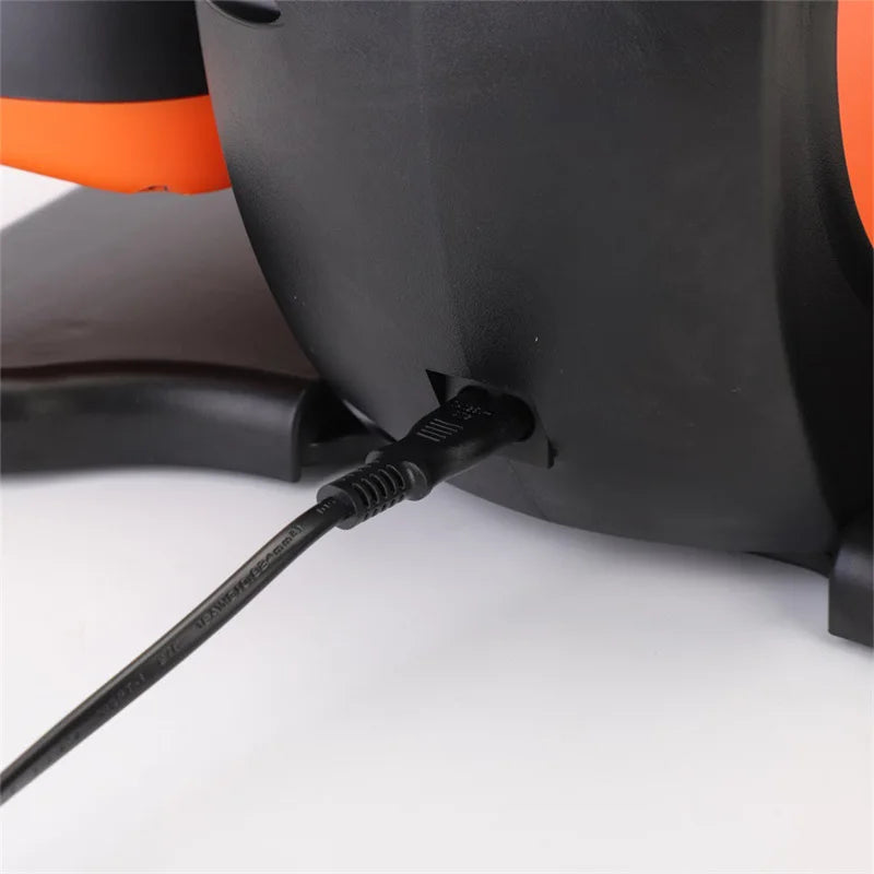 Under Desk Elliptical Machine Home Ellipse Leg Exerciser with 12 Adjustable Speed Quiet & Portable Seated Pedal Exerciser