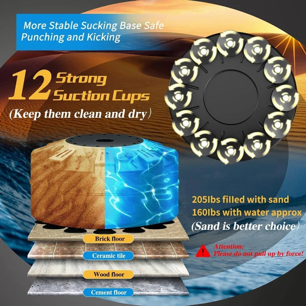 Boxing Bag with Stand Freestanding Heavy Duty