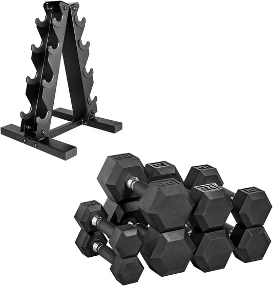 Coated Dumbbell Set 100lbs and 150lbs Multiple Options