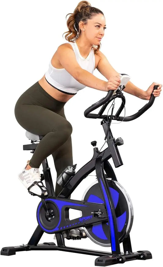 Exercise Bike 22lb Flywheel Stationary Workout Machine