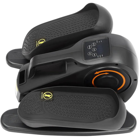 Portable Foot Pedal Exerciser for Home Workout with LCD Display, Remote Control, Motorized Elliptical Trainer for Seniors Adults