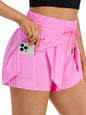2 IN 1 High Waisted  Flowy Athletic Shorts for Women Gym Yoga Workout Running Tennis Golf Skirt Skort Cute Clothes Casual Summer