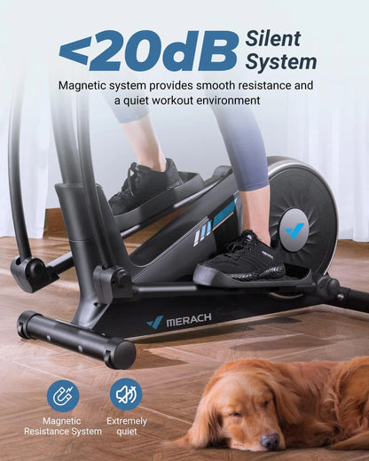 Elliptical Machine Magnetic Drive System 16Levels Adjustable