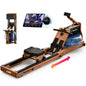 Rowing Machine Foldable Wooden Water Electromagnetic Rower