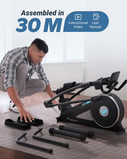 Elliptical Machine Magnetic Drive System 16Levels Adjustable