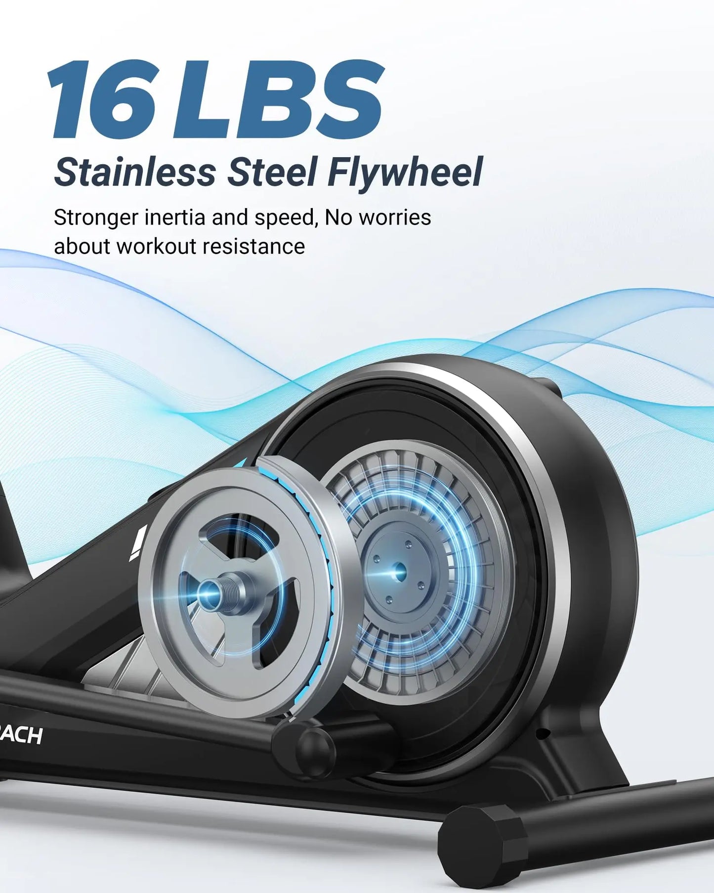 Elliptical Machine Magnetic Drive System 16Levels Adjustable