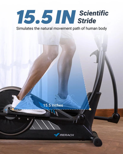 Elliptical Machine Magnetic Drive System 16Levels Adjustable