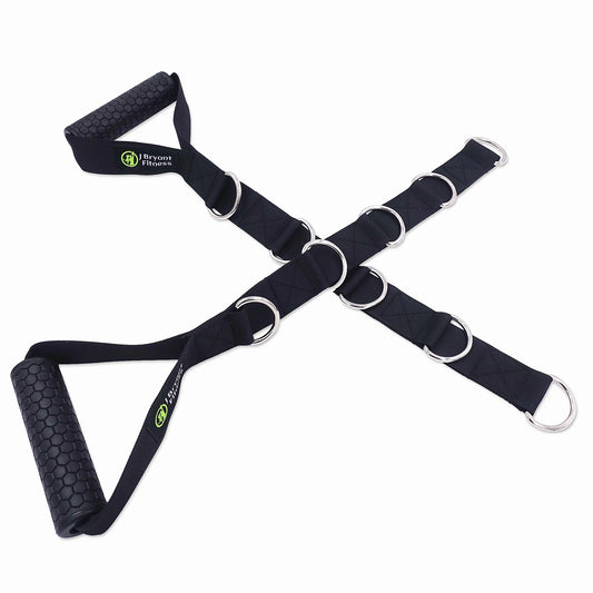 Adjustable Gym Handle, 5 D-Rings / Cable Machine Lifting