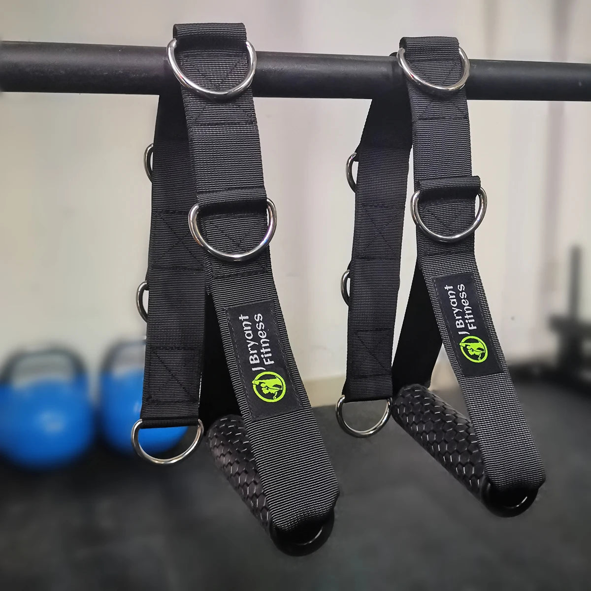 Adjustable Gym Handle, 5 D-Rings / Cable Machine Lifting