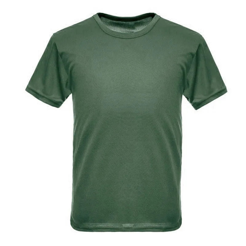 Quick Dry Camouflage T-shirt Men Gym Fitness