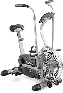 Marcy Air-Resistance Exercise Fan Bike With Dual Acction Handlebars