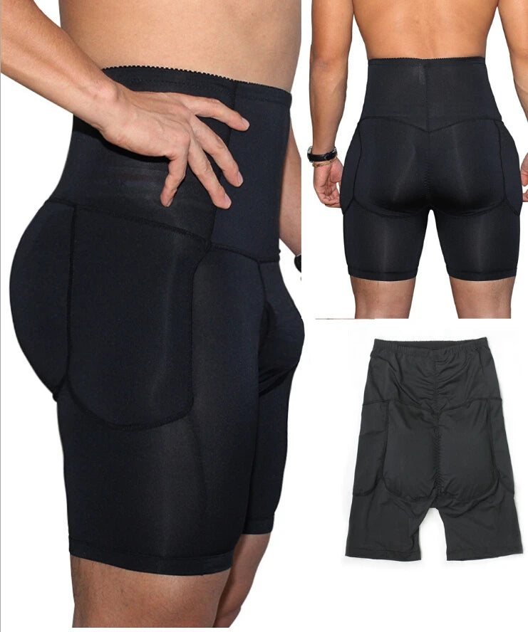 Men s Seamless Compression Boxer Briefs Shapewear