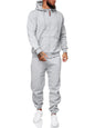 Sweat suits men Tracksuits 2 Piece sets Athletic Jogging suits Hoodie Casual Long Sleeve Zipper Outfits for men