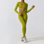 3 Piece Yoga Set Workout Outfits Women Tracksuit Jacket Sport Bra High Waist Leggings Fitness Long Sleeve Gym Zipper Sportswear