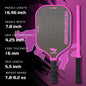 HTPICK Hot pressed Titanium Wire Cloth Pattern Carbon Fiber T700 Pickleball High end Professional Match Racer Pickleb