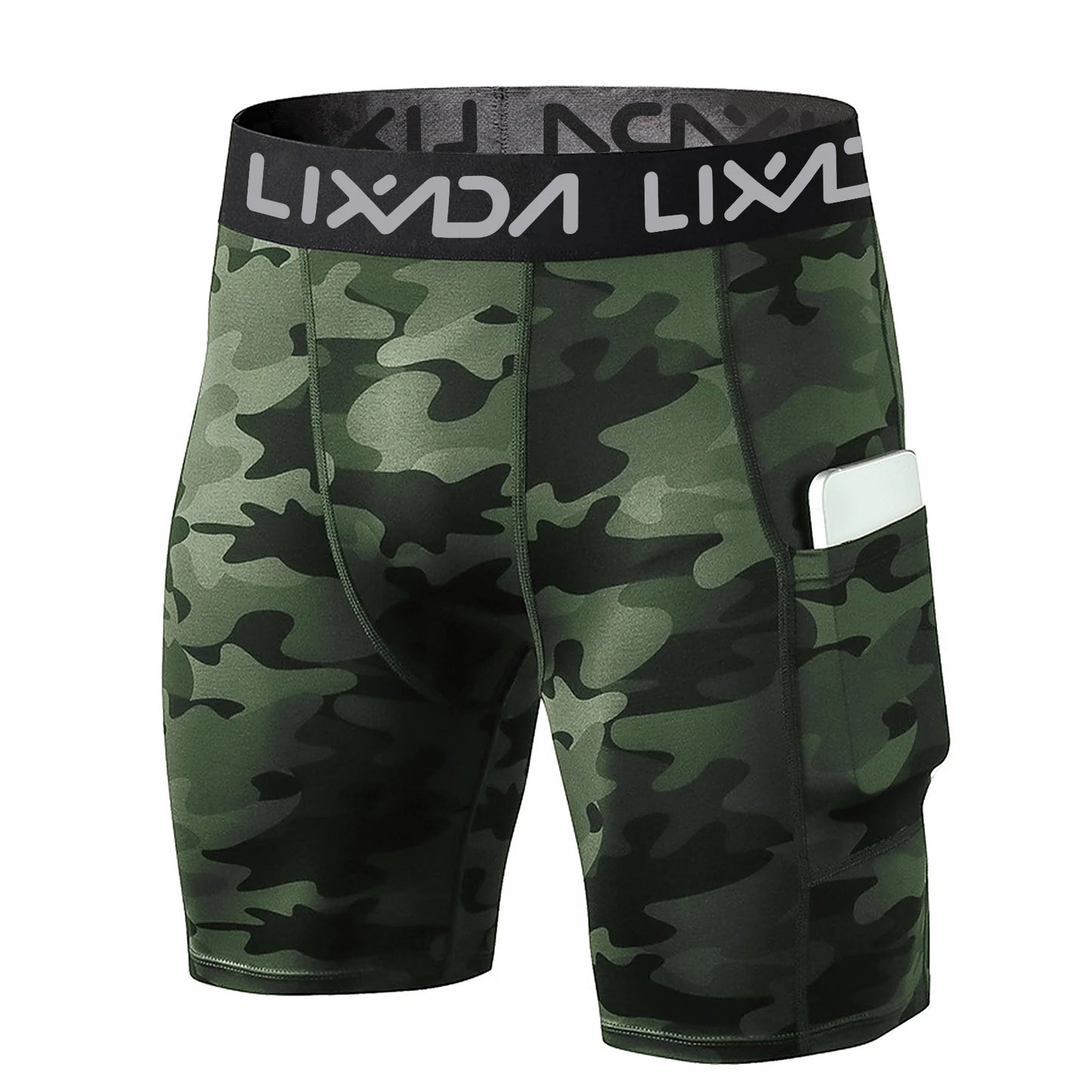 Lixada 3 Pack Men Sports Shorts L Size Active Workout Underwear with Pocket