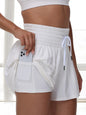 2 in 1 Athletic Shorts for Women High Waisted Gym Yoga Workout Running Tennis Skort Golf Shorts Pocket Clothes Casual Summer