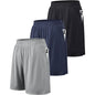 Athletic Shorts for Men with Pockets and Elastic Waistband Quick Dry Activewear