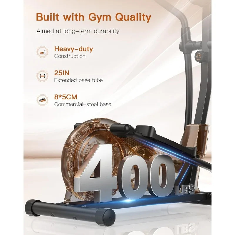 Niceday Elliptical Machine, Elliptical Exercise Machine for Home with Hyper-Quiet Magnetic Driving System
