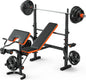 XDDIAS Weight Bench, 770LBS Bench Press Set with Leg Extension, 6 in 1 Weight Bench for Home Gym