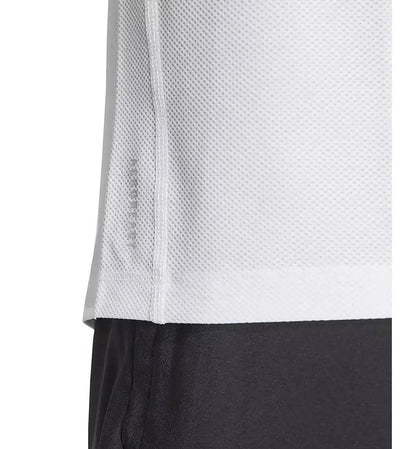 Adidas Men's Own the Run Short Sleeve T-Shirt Moisture-Wicking Running Sportswear Core Black White Red