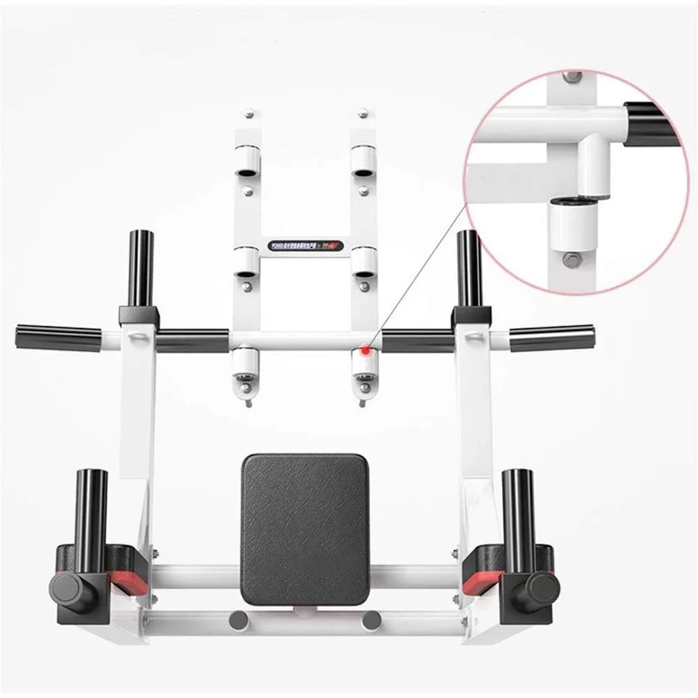 Multifunctional Wall Mounted Pull Up Bar/Chin Up bar,Dip Station for Indoor Home Gym Workout,Power Tower Set Gym Equipment 800LB