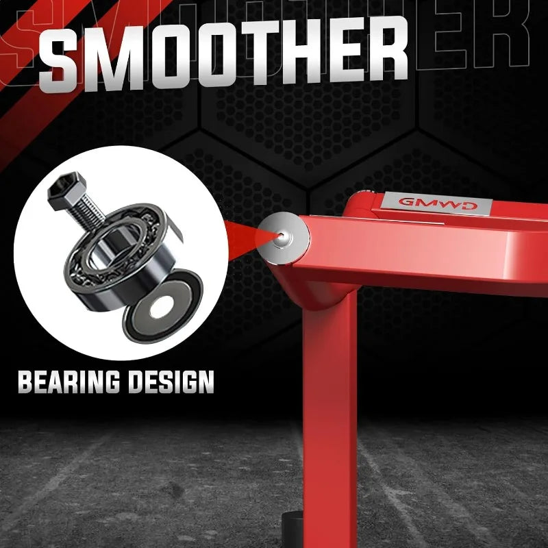 GMWD Chest Press Machine, 1050LBS Bench Press Machine with Independent Converging Arms, Adjustable Flat Incline Bench