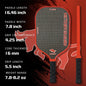 HTPICK Hot pressed Titanium Wire Cloth Pattern Carbon Fiber T700 Pickleball High end Professional Match Racer Pickleb