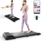 Dual-Function Desk Treadmill: 2.5HP Quiet Walking and Jogging Machine with Remote Control for Home and Office Use