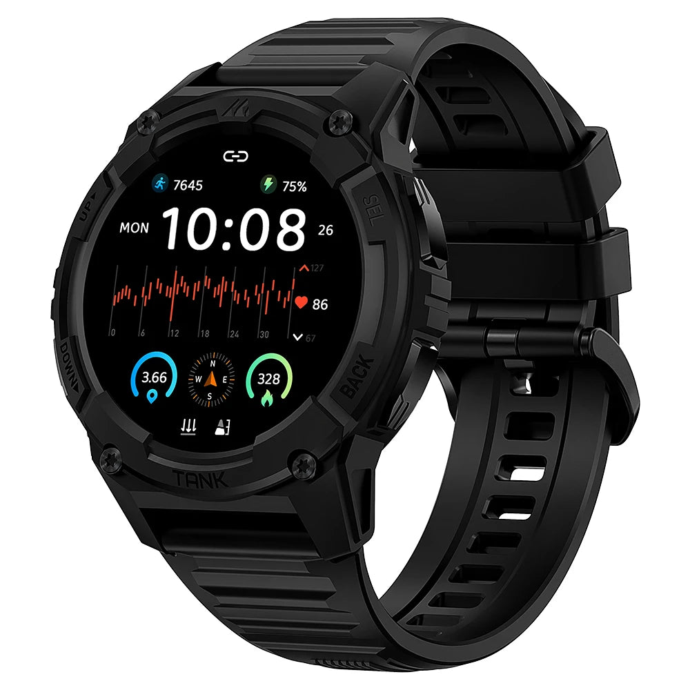 GPS Smart Watches Women Altimeter Barometer Bluetooth C