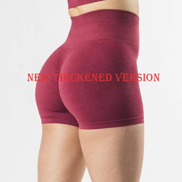 High Waist Amplify Seamless Shorts Women Scrunch Butt Yoga Shorts Push Up Gym Shorts Athletic Booty Workout Short Women Clothing