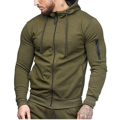 2022 Gym Men T Shirt Casual Long Sleeve Slim Tops Tees Elastic T-shirt Sports Fitness Thin Comfort Breathable Quick Dry Hooded