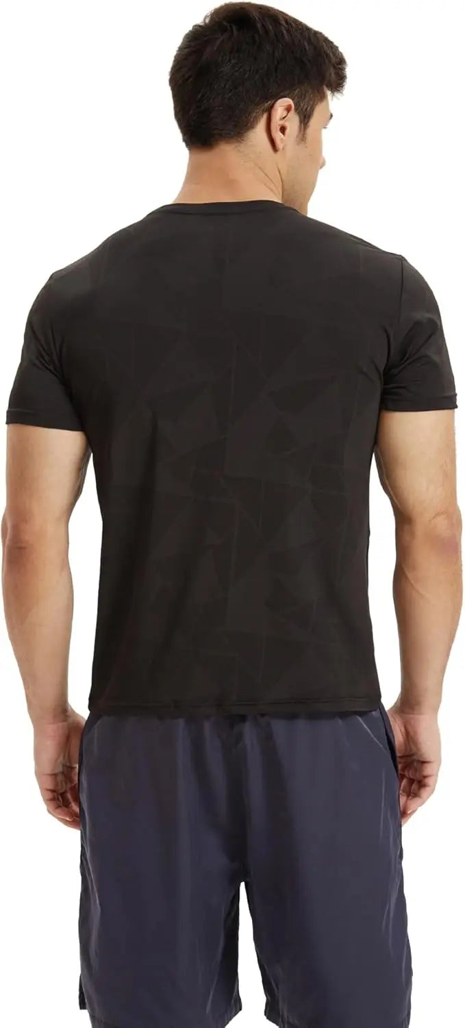 Dry Fit Shirts - Men Lightweight Athletic  Short-sleeve