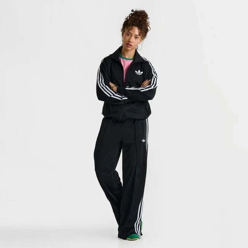 Adidas Women's Originals Loose Fit Firebird Running Jacket 3-Stripes Sportswear for Women