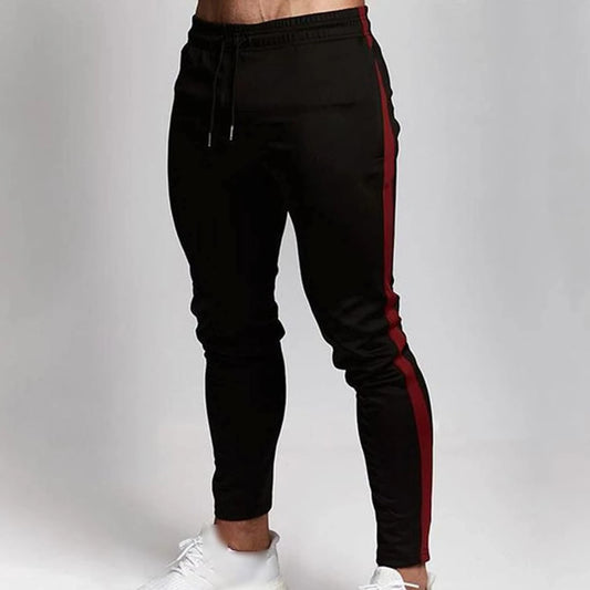 men's stretch athletic jogger pants elastic waist