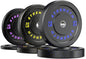 10/15/25/35/45/55LB Olympic Bumper Plates, High-Bounce  Plates Colored