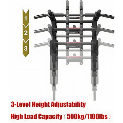 Multifunctional Wall Mounted Pull Up Bar/Chin Up bar,Dip Station for Indoor Home Gym Workout,Power Tower Set Gym Equipment 800LB