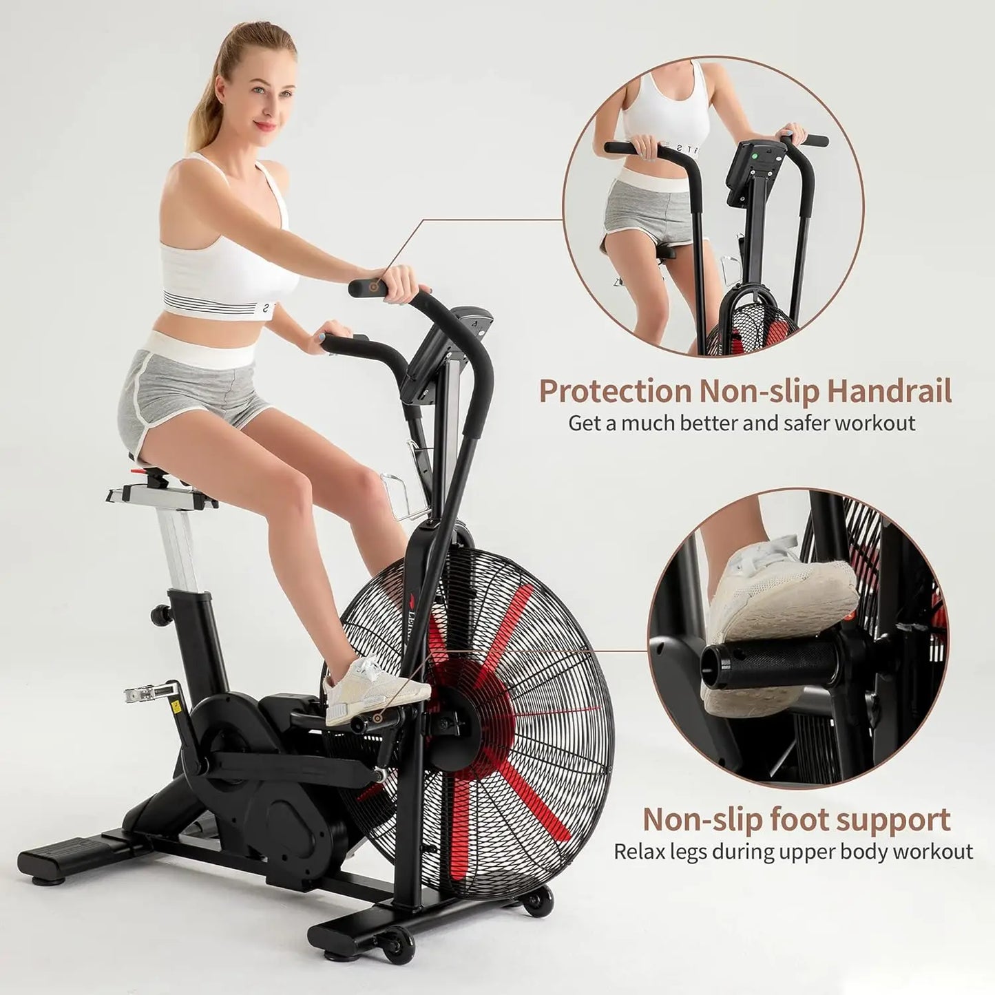 Exercise Bike Cycling Stationary Bicycle Air Resistance