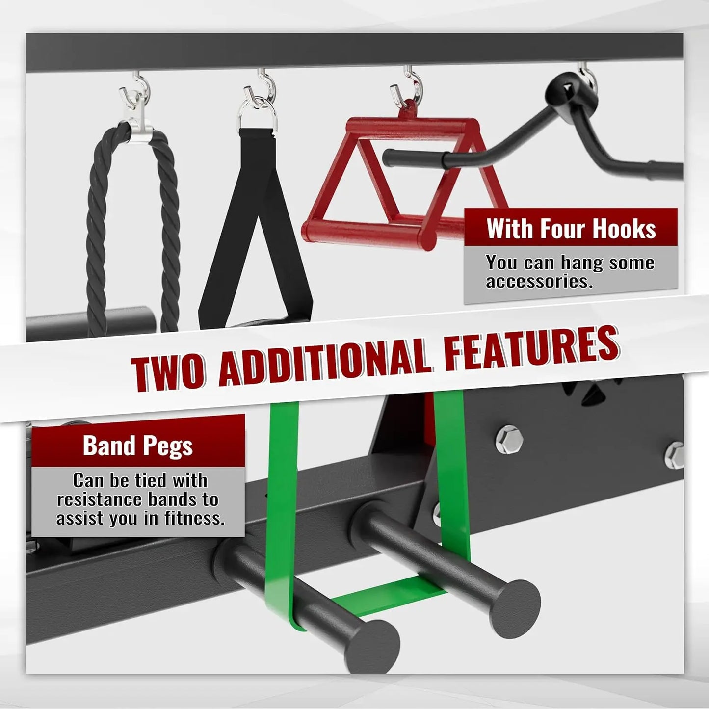 Multi-Functional Power Rack—1600lbs Capacity