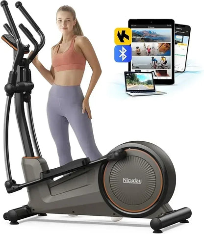 Niceday Elliptical Machine, Elliptical Exercise Machine for Home with Hyper-Quiet Magnetic Driving System