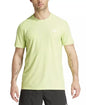 Adidas Men's Own the Run Short Sleeve T-Shirt Moisture-Wicking Running Sportswear Core Black White Red