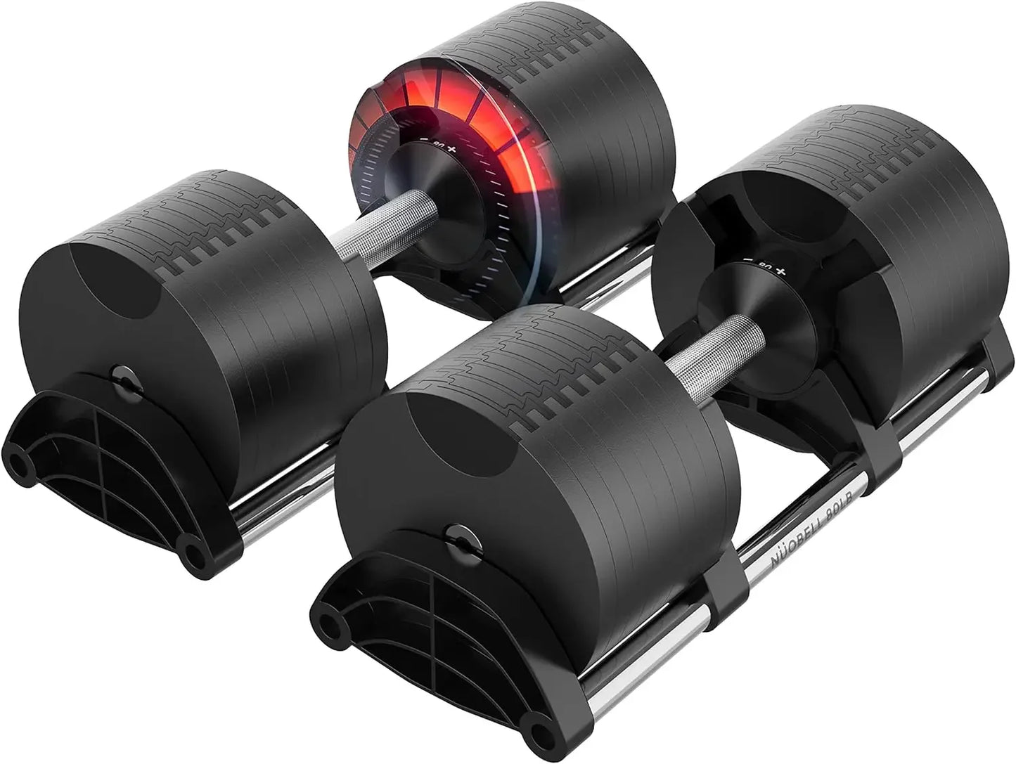 Adjustable Dumbbells Pair 5-80 lbs:the Adjustable Dumbbell Set to Replace 16 Sets of Dumbbells.80lb and Free Weights to Home Gym