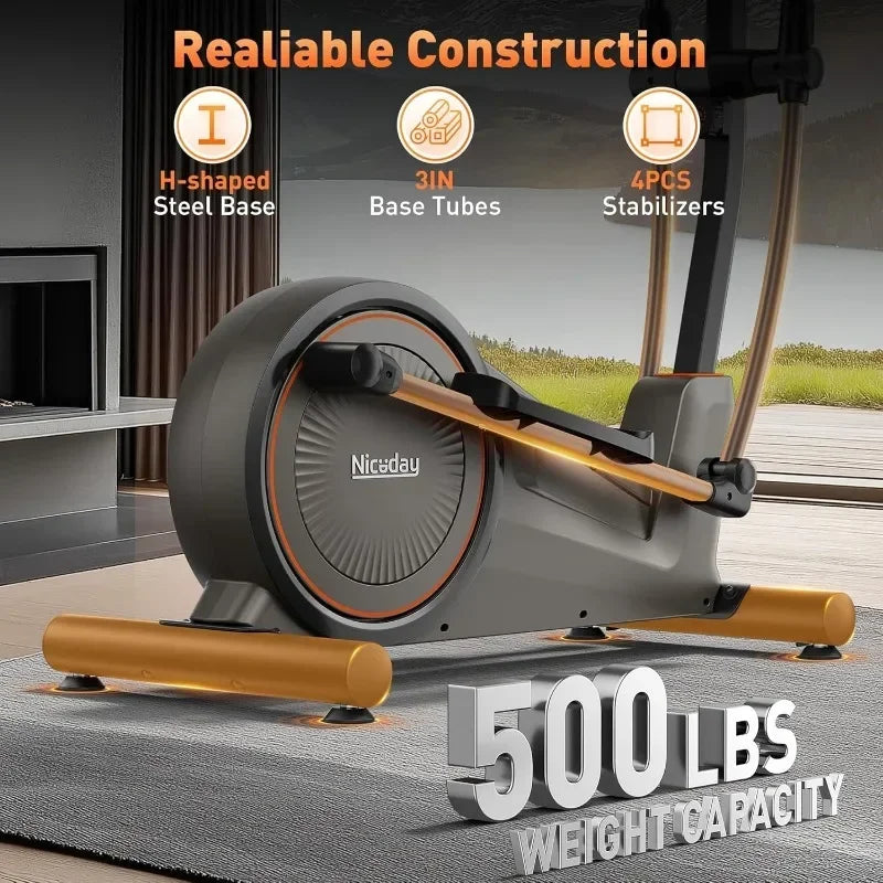 Niceday Elliptical Machine, Elliptical Exercise Machine for Home with Hyper-Quiet Magnetic Driving System