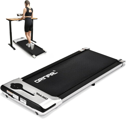 Desk Treadmill, Walking Pad with Remote Control, 2.5 HP Portable Walking Jogging Running Machine for Home Office, LED