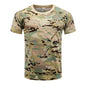 Quick Dry Camouflage T-shirt Men Gym Fitness